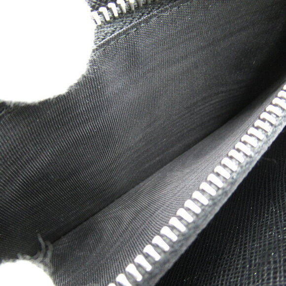 Prada Zip Long Wallet Saffiano Leather Bifold Black - Picture 8 of 10